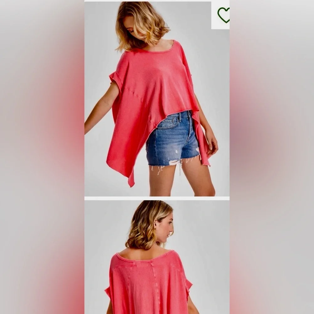 🆕 We The Free Care FP Angel Tee by at Free People. Size Medium. NWT